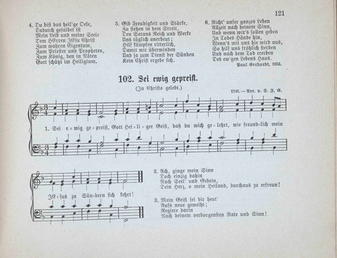 Concordia Chöre: eine Sammlung von Liedern in vierstimmigem Satz für unsere Schulen und Sonntagsschulen page 121