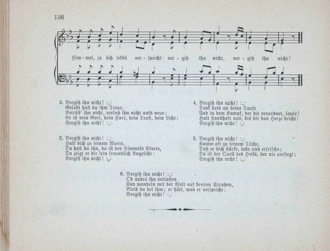Concordia Chöre: eine Sammlung von Liedern in vierstimmigem Satz für unsere Schulen und Sonntagsschulen page 136