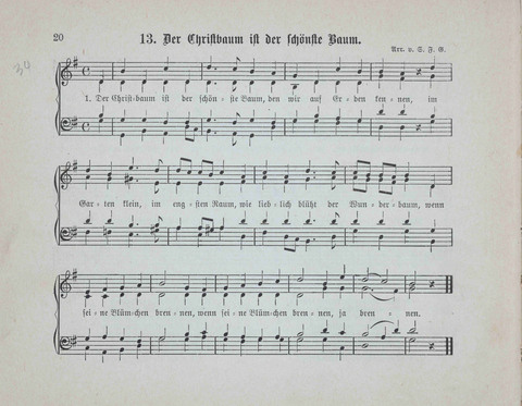 Concordia Chöre: eine Sammlung von Liedern in vierstimmigem Satz für unsere Schulen und Sonntagsschulen page 20