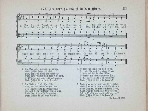 Concordia Chöre: eine Sammlung von Liedern in vierstimmigem Satz für unsere Schulen und Sonntagsschulen page 203