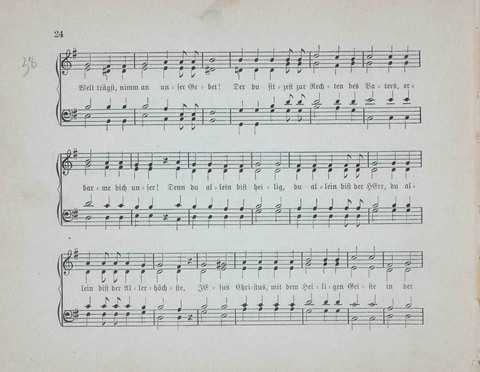 Concordia Chöre: eine Sammlung von Liedern in vierstimmigem Satz für unsere Schulen und Sonntagsschulen page 24