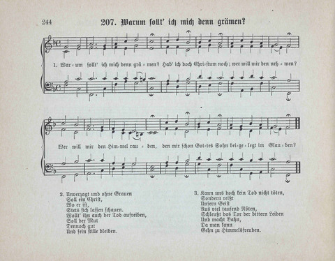 Concordia Chöre: eine Sammlung von Liedern in vierstimmigem Satz für unsere Schulen und Sonntagsschulen page 244
