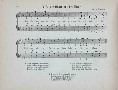 Concordia Chöre: eine Sammlung von Liedern in vierstimmigem Satz für unsere Schulen und Sonntagsschulen page 250