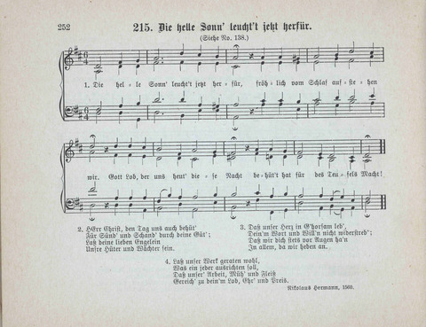 Concordia Chöre: eine Sammlung von Liedern in vierstimmigem Satz für unsere Schulen und Sonntagsschulen page 252