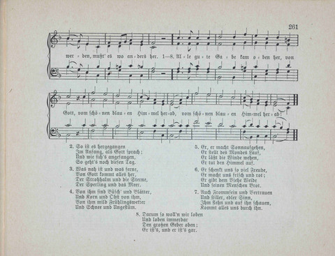 Concordia Chöre: eine Sammlung von Liedern in vierstimmigem Satz für unsere Schulen und Sonntagsschulen page 261