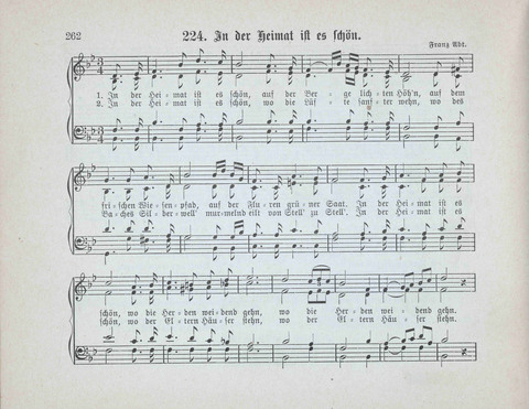 Concordia Chöre: eine Sammlung von Liedern in vierstimmigem Satz für unsere Schulen und Sonntagsschulen page 262