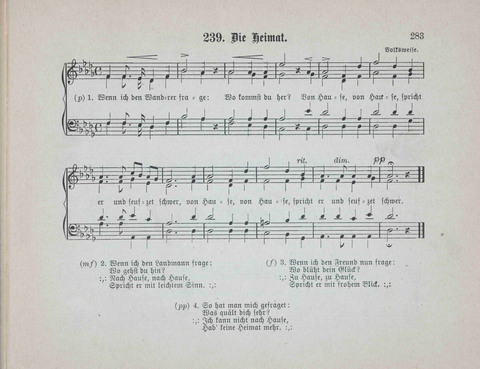 Concordia Chöre: eine Sammlung von Liedern in vierstimmigem Satz für unsere Schulen und Sonntagsschulen page 283
