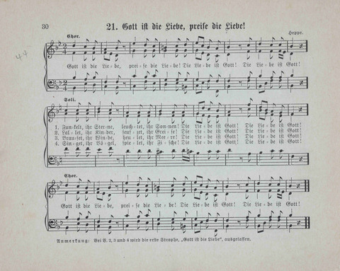 Concordia Chöre: eine Sammlung von Liedern in vierstimmigem Satz für unsere Schulen und Sonntagsschulen page 30
