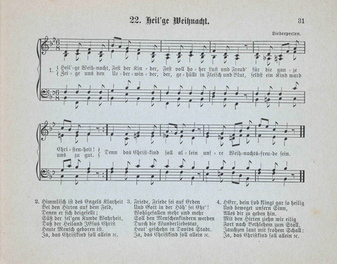 Concordia Chöre: eine Sammlung von Liedern in vierstimmigem Satz für unsere Schulen und Sonntagsschulen page 31