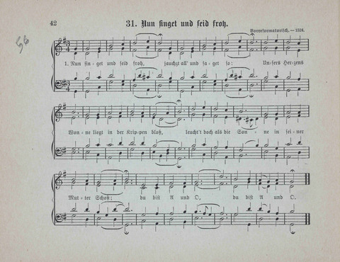 Concordia Chöre: eine Sammlung von Liedern in vierstimmigem Satz für unsere Schulen und Sonntagsschulen page 42