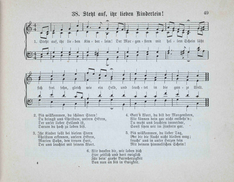 Concordia Chöre: eine Sammlung von Liedern in vierstimmigem Satz für unsere Schulen und Sonntagsschulen page 49