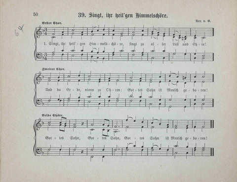 Concordia Chöre: eine Sammlung von Liedern in vierstimmigem Satz für unsere Schulen und Sonntagsschulen page 50