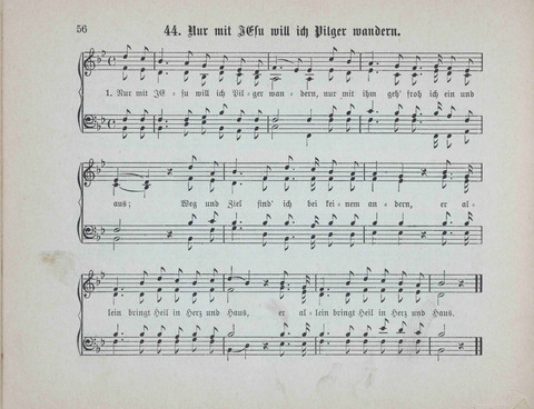 Concordia Chöre: eine Sammlung von Liedern in vierstimmigem Satz für unsere Schulen und Sonntagsschulen page 56
