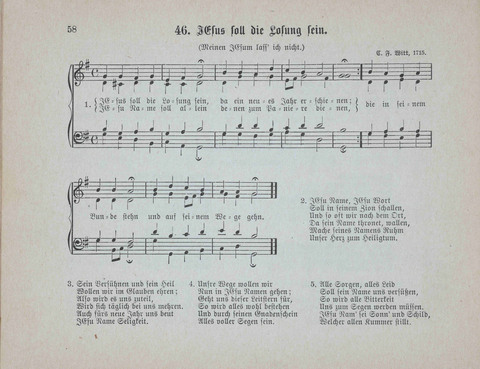 Concordia Chöre: eine Sammlung von Liedern in vierstimmigem Satz für unsere Schulen und Sonntagsschulen page 58