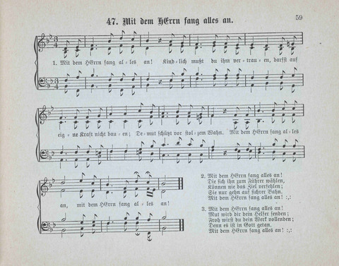 Concordia Chöre: eine Sammlung von Liedern in vierstimmigem Satz für unsere Schulen und Sonntagsschulen page 59