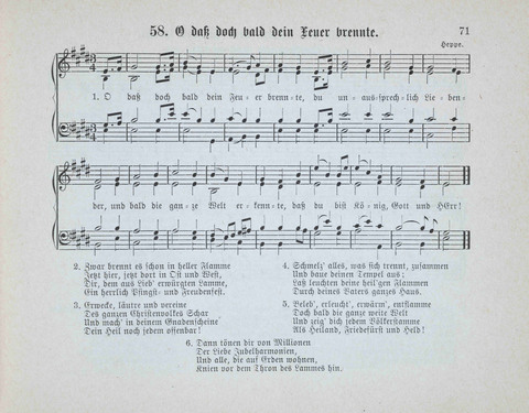 Concordia Chöre: eine Sammlung von Liedern in vierstimmigem Satz für unsere Schulen und Sonntagsschulen page 71