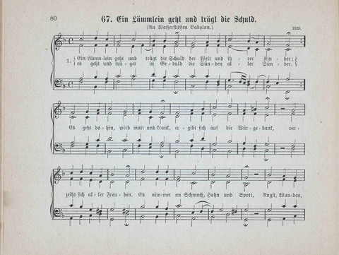 Concordia Chöre: eine Sammlung von Liedern in vierstimmigem Satz für unsere Schulen und Sonntagsschulen page 80