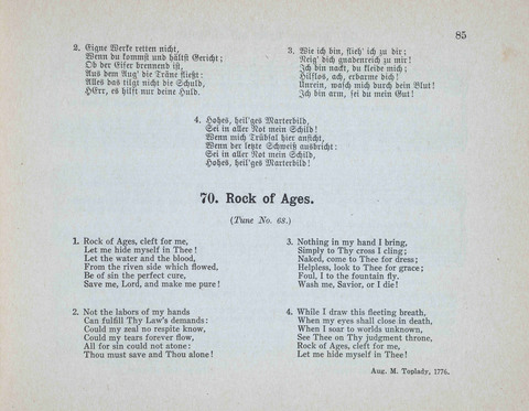 Concordia Chöre: eine Sammlung von Liedern in vierstimmigem Satz für unsere Schulen und Sonntagsschulen page 85