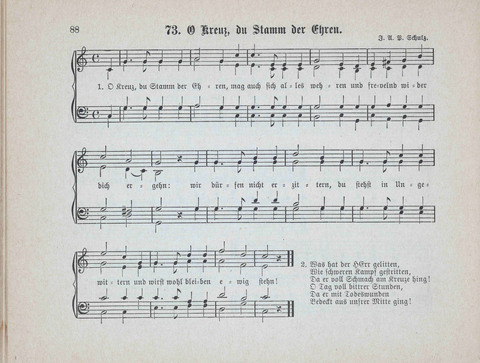 Concordia Chöre: eine Sammlung von Liedern in vierstimmigem Satz für unsere Schulen und Sonntagsschulen page 88