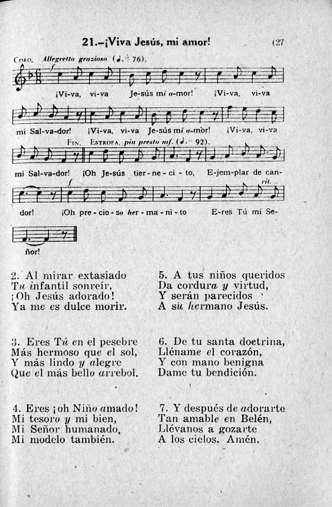 Coleccion de Cantos Sagrados Populares page 27