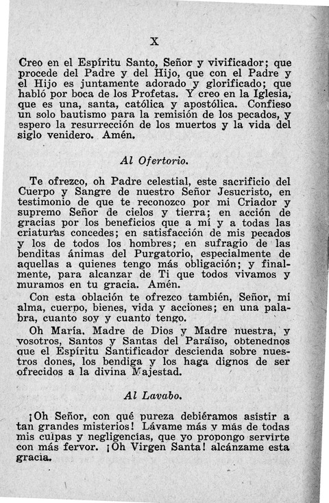 Coleccion de Cantos Sagrados Populares page x