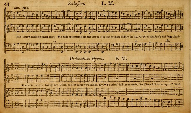 The Charlestown collection of sacred songs: adapted to public and private devotion ; principally original compositions page 45