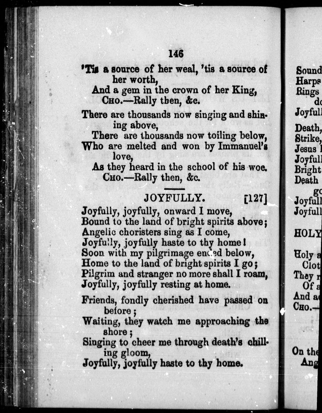 A Companion to the Canadian Sunday School Harp: being a selection of hymns set to music, for Sunday schools and the social circle page 147