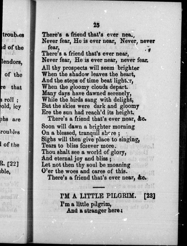 A Companion to the Canadian Sunday School Harp: being a selection of hymns set to music, for Sunday schools and the social circle page 23