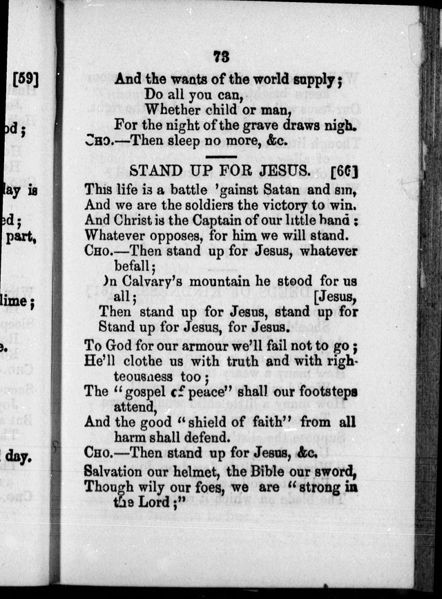 A Companion to the Canadian Sunday School Harp: being a selection of hymns set to music, for Sunday schools and the social circle page 71