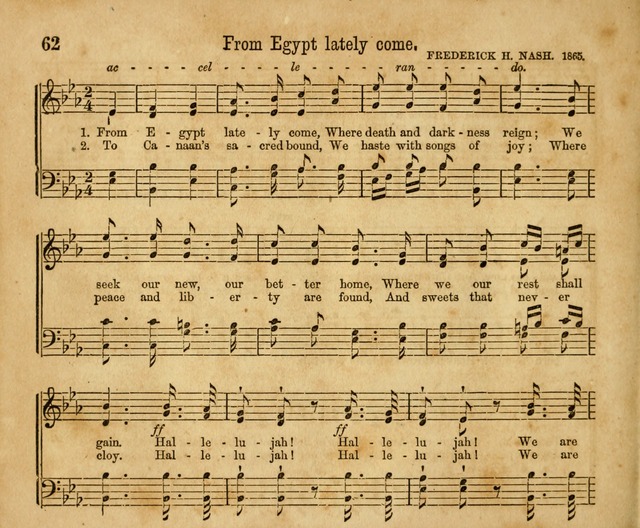 Chants, Carols and Tunes: a supplement to the Sunday School Service and Tune Book page 62