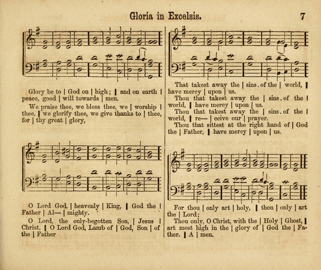 Chants, Carols and Tunes: a supplement to the Sunday School Service and Tune Book page 7