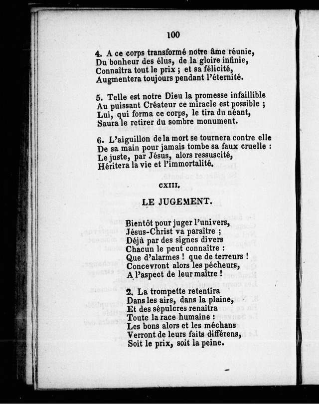 Choix de Cantiques a l