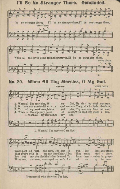 Church Evangel: a choice collection of gospel songs for church and evangelistic work page 21