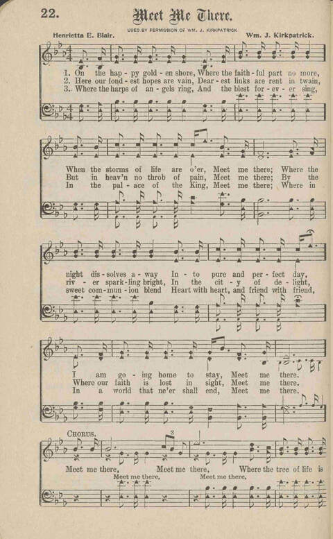 Church Evangel: a choice collection of gospel songs for church and evangelistic work page 24