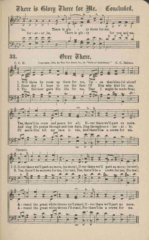 Church Evangel: a choice collection of gospel songs for church and evangelistic work page 35