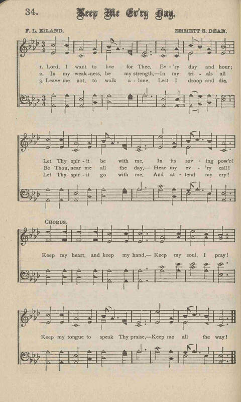 Church Evangel: a choice collection of gospel songs for church and evangelistic work page 36