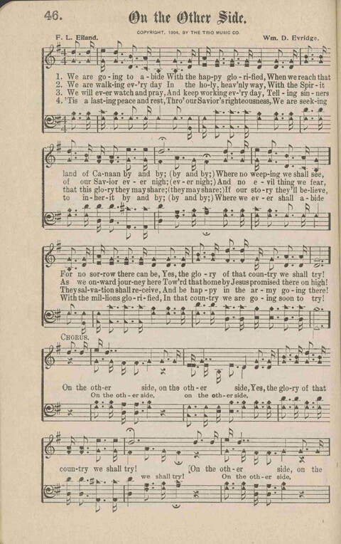 Church Evangel: a choice collection of gospel songs for church and evangelistic work page 48