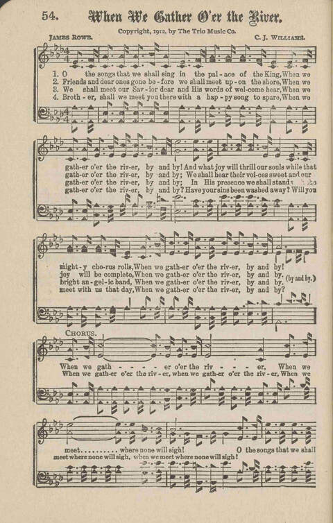 Church Evangel: a choice collection of gospel songs for church and evangelistic work page 56