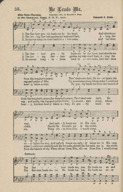 Church Evangel: a choice collection of gospel songs for church and evangelistic work page 60