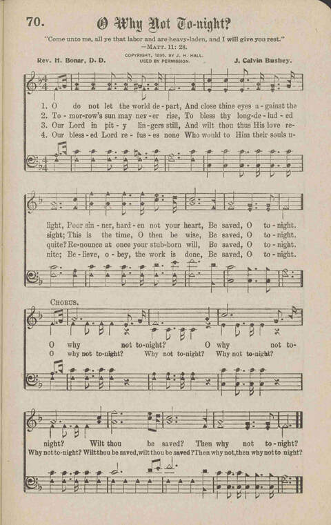 Church Evangel: a choice collection of gospel songs for church and evangelistic work page 73