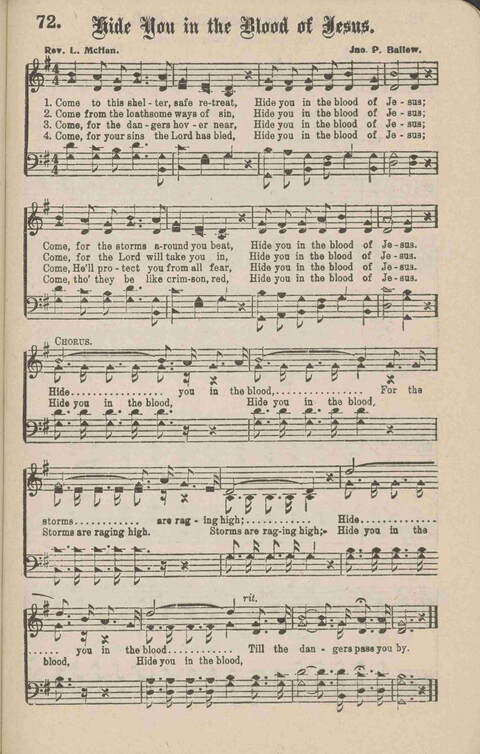 Church Evangel: a choice collection of gospel songs for church and evangelistic work page 75