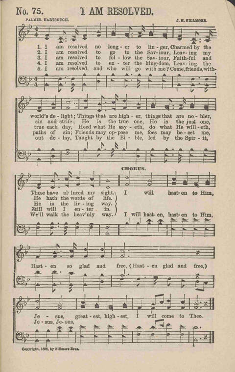 Church Evangel: a choice collection of gospel songs for church and evangelistic work page 79