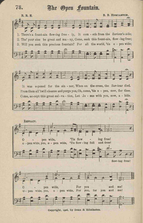 Church Evangel: a choice collection of gospel songs for church and evangelistic work page 82