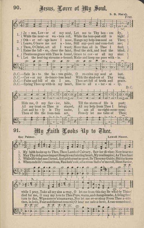 Church Evangel: a choice collection of gospel songs for church and evangelistic work page 91