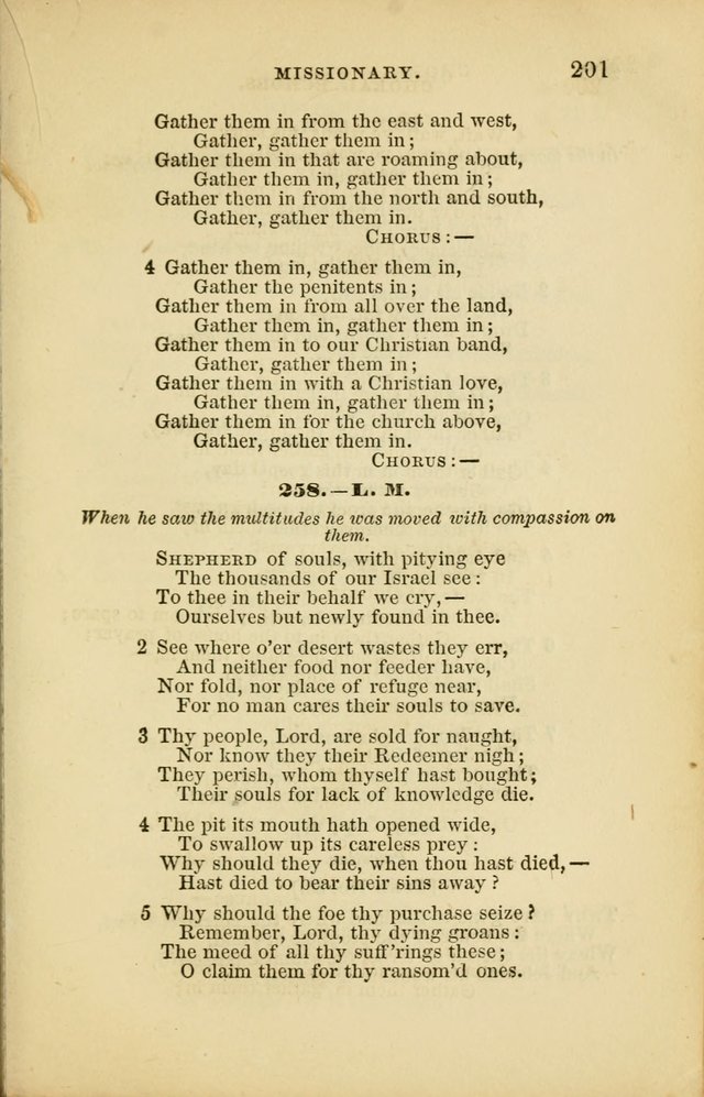 Choral Echoes from the Church of God in All Ages: a collection of hymns and tunes adapted to all occasions of social worship page 201