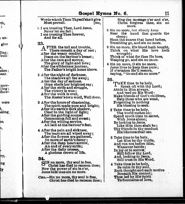 Christian Endeavor Edition of Gospel Hymns No. 6: Canadian ed. (words only) page 10