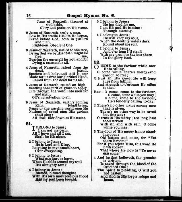 Christian Endeavor Edition of Gospel Hymns No. 6: Canadian ed. (words only) page 15