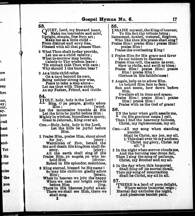 Christian Endeavor Edition of Gospel Hymns No. 6: Canadian ed. (words only) page 16