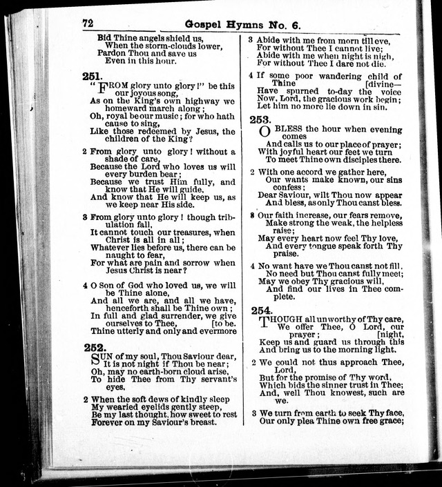 Christian Endeavor Edition of Gospel Hymns No. 6: Canadian ed. (words only) page 71