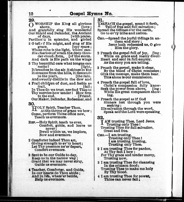 Christian Endeavor Edition of Gospel Hymns No. 6: Canadian ed. (words only) page 9